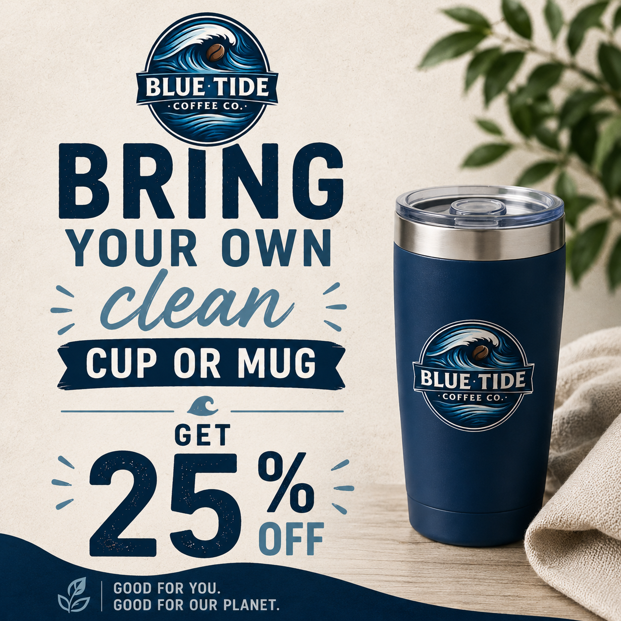 Bring Your Own Cup!