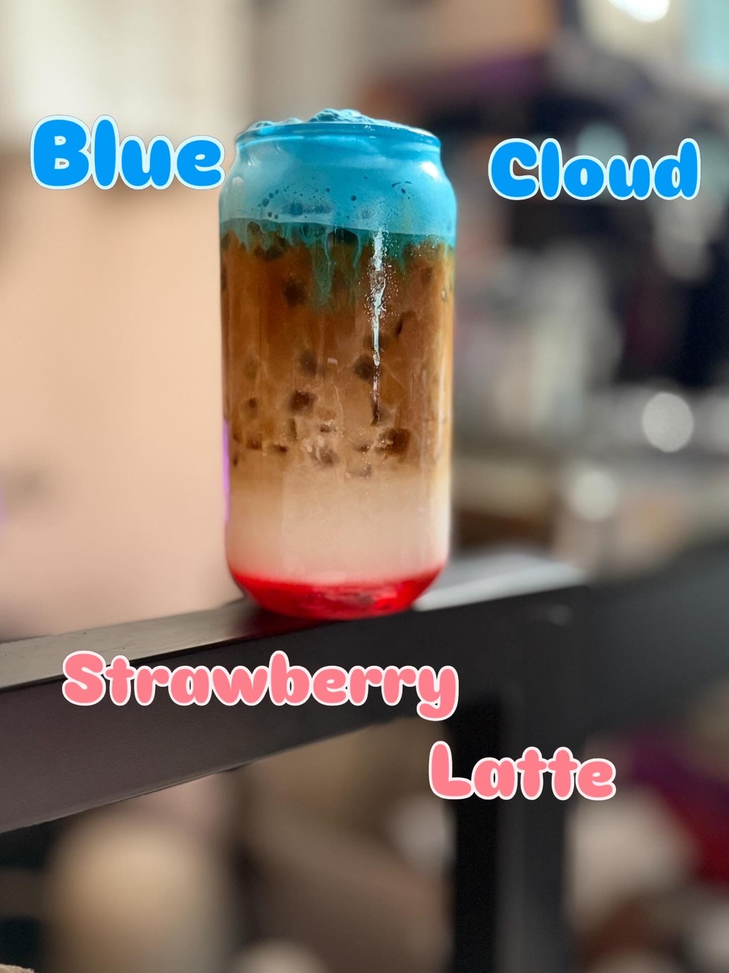 Blue Cloud Strawberry Latte