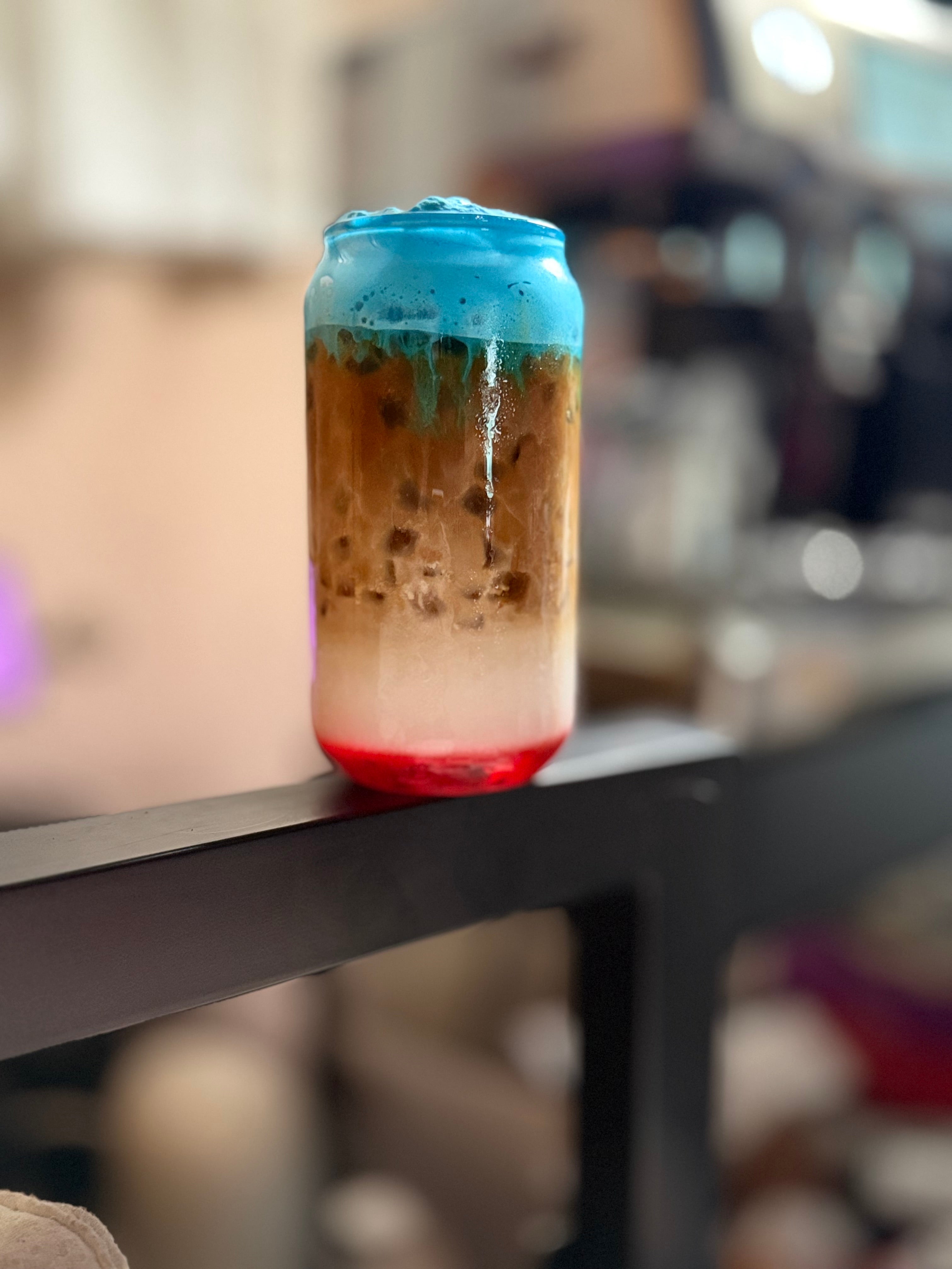 Blue Cloud Strawberry Latte