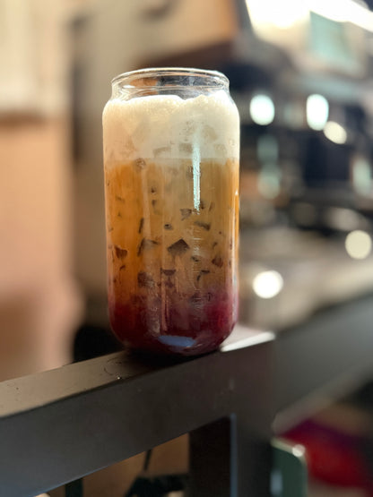 Blueberry Iced Latte