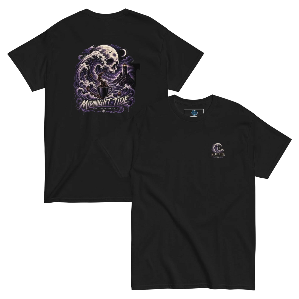 Midnight Tide Tee | Blue Tide Coffee Co.